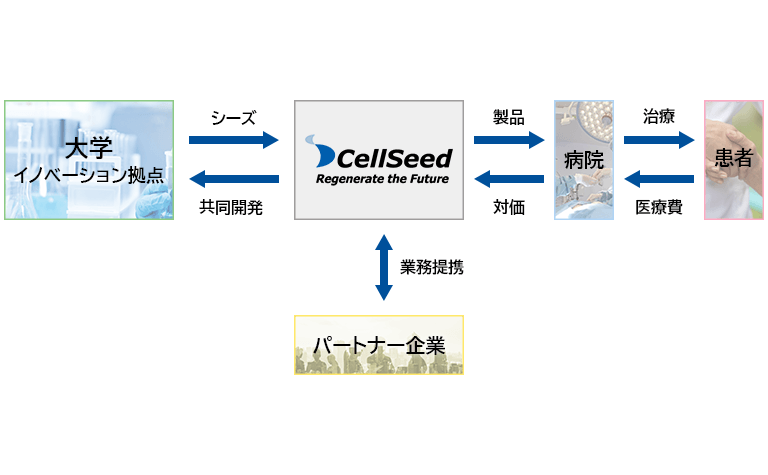 セルシードの再生医療 細胞シートの再生医療技術 Cellseed