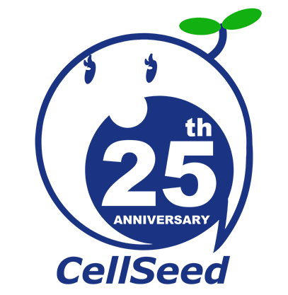 CellSeed 25th Anniversary Logo
